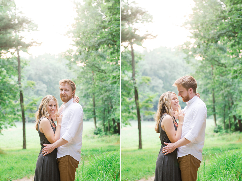 Romantic Maryland Mountain Engagement by Britney Clause