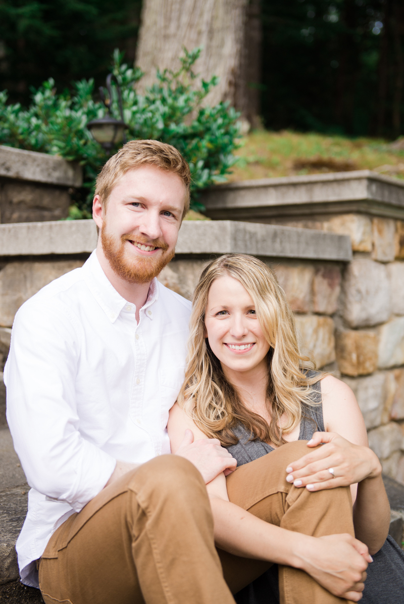 Romantic Maryland Mountain Engagement by Britney Clause