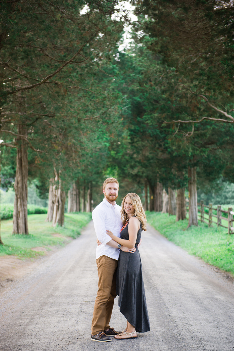 Romantic Maryland Mountain Engagement by Britney Clause