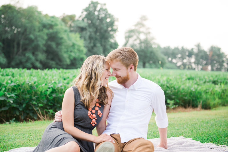 Romantic Maryland Mountain Engagement by Britney Clause