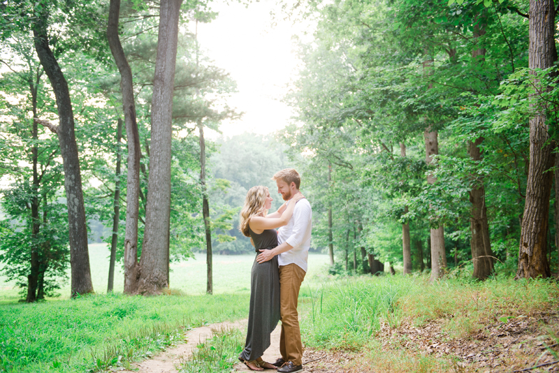 Romantic Maryland Mountain Engagement by Britney Clause