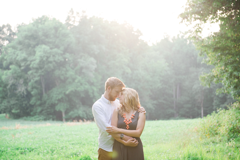 Romantic Maryland Mountain Engagement by Britney Clause