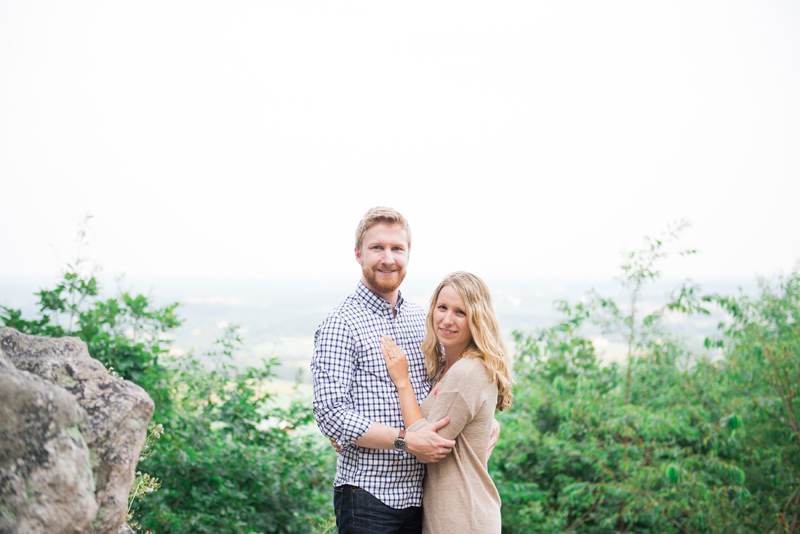 Romantic Maryland Mountain Engagement by Britney Clause