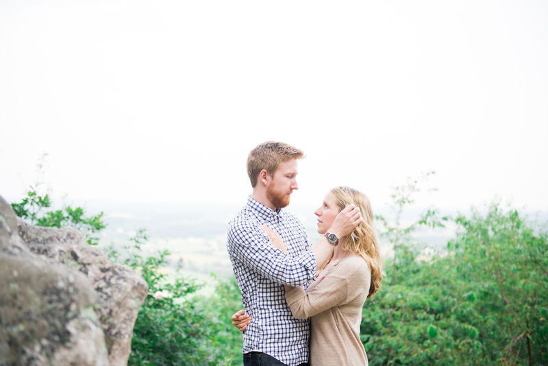 Romantic Maryland Mountain Engagement by Britney Clause