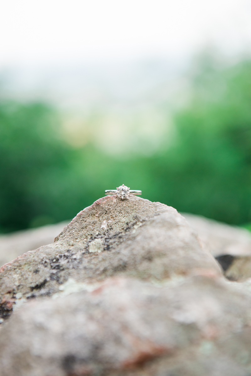 Romantic Maryland Mountain Engagement by Britney Clause