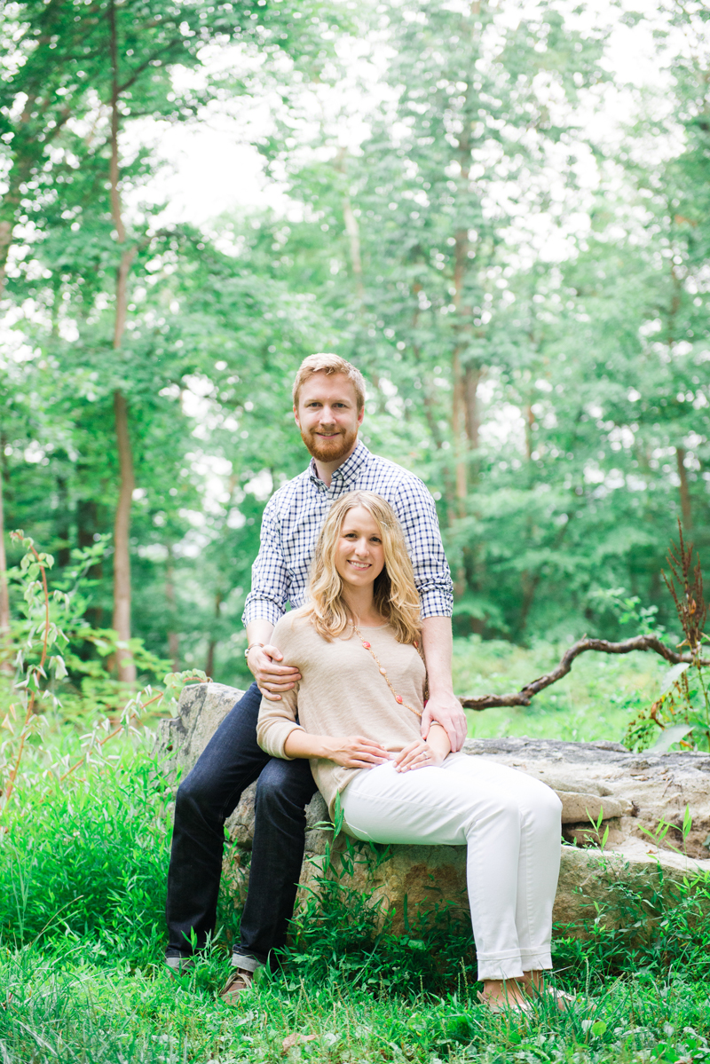 Romantic Maryland Mountain Engagement by Britney Clause