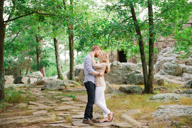 Romantic Maryland Mountain Engagement by Britney Clause