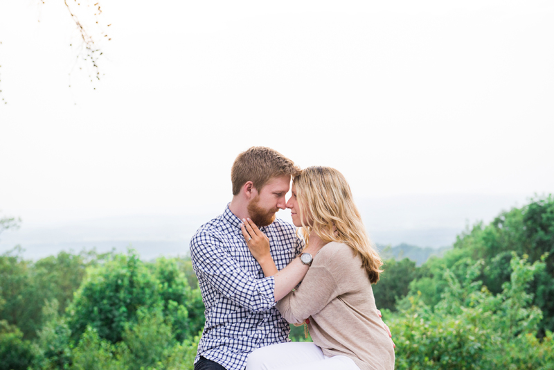 Romantic Maryland Mountain Engagement by Britney Clause