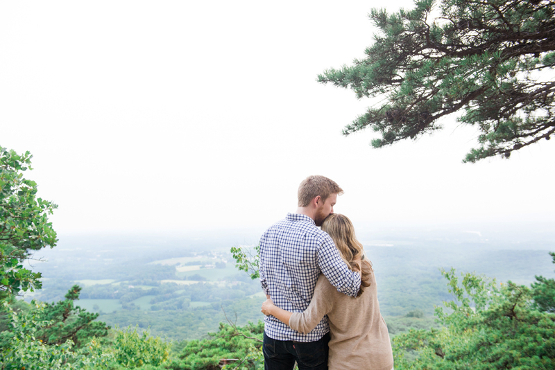 Romantic Maryland Mountain Engagement by Britney Clause