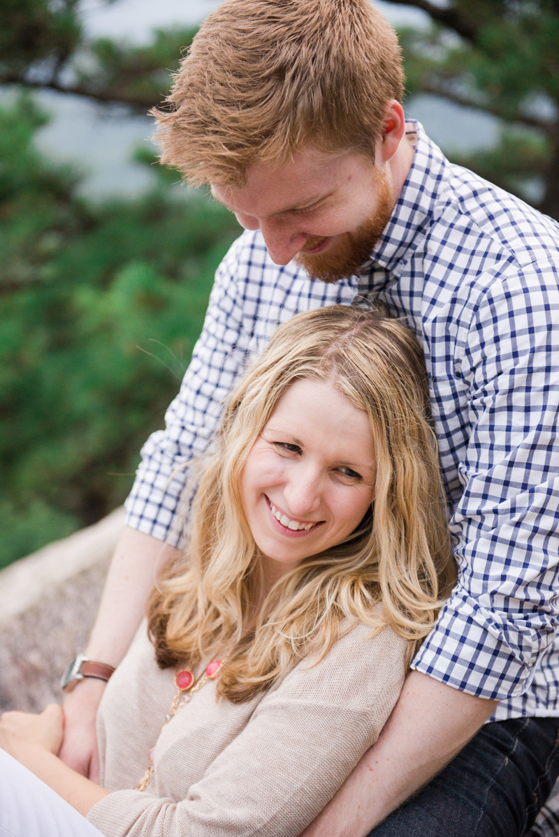 Romantic Maryland Mountain Engagement by Britney Clause