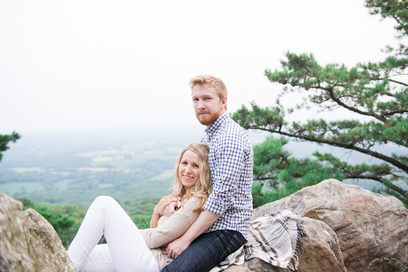 Romantic Maryland Mountain Engagement by Britney Clause