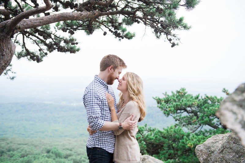 Romantic Maryland Mountain Engagement by Britney Clause