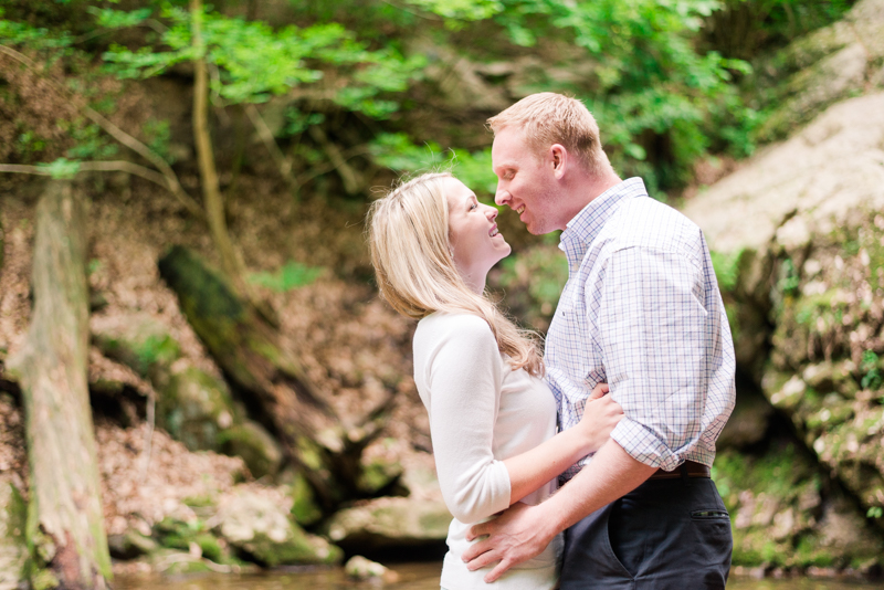 wedding photographers in maryland patapsco valley state park engagement session