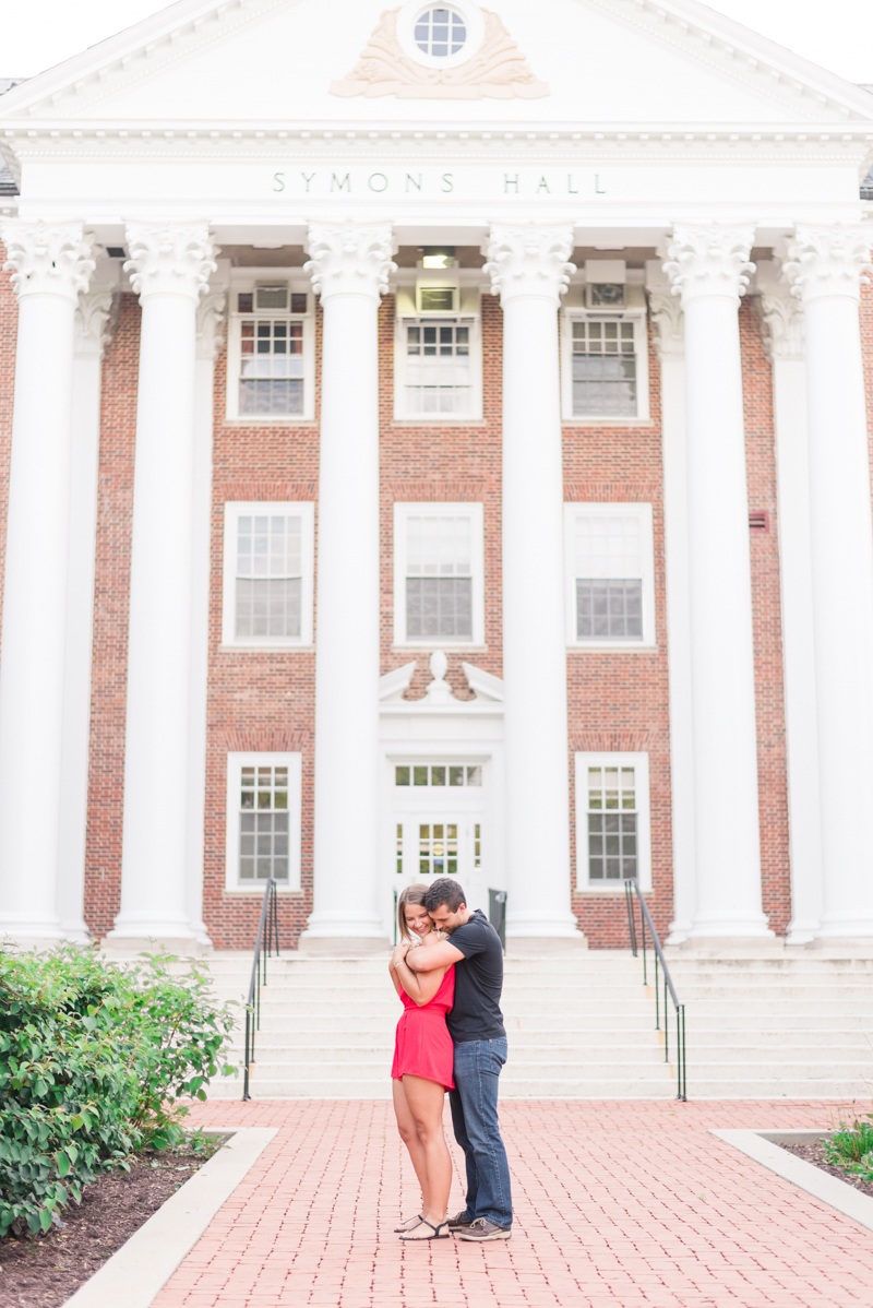 university of maryland college park engagement session