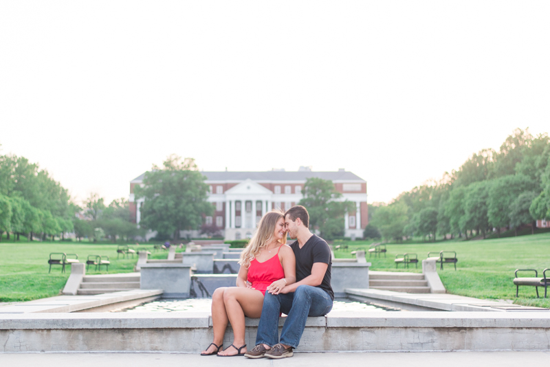 university of maryland college park engagement session