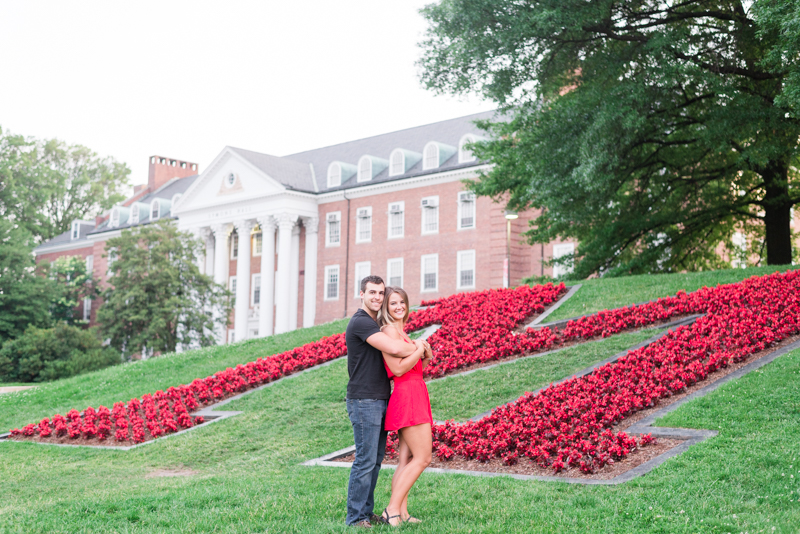 university of maryland college park engagement session