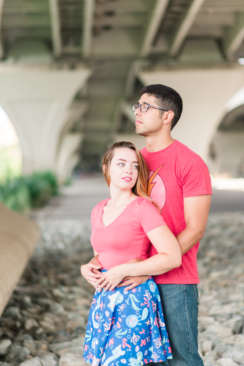 old town alexandria engagement gardens