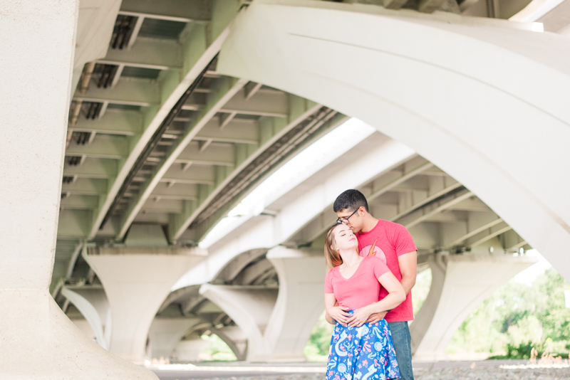 old town alexandria engagement gardens