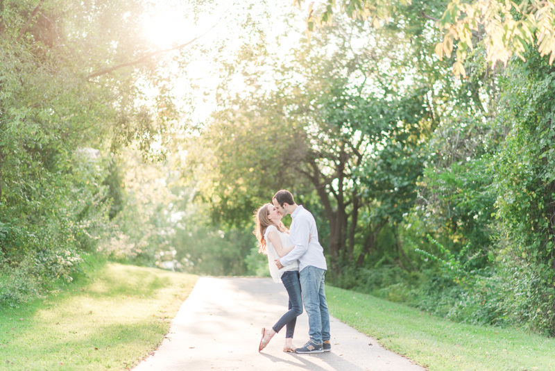 centennial park engagement session by britney clause photography