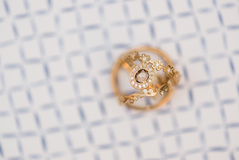 Wedding rings from St Johns Jewelers at La Cuchara Baltimore styled shoot