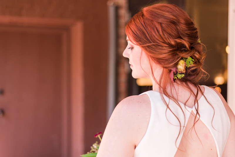 Wedding make up by Caitlyn Meyer at La Cuchara Baltimore styled shoot