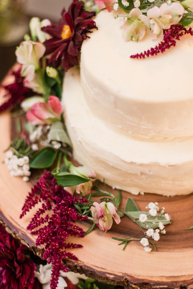 Wedding reception dessert table churros at La Cuchara Baltimore styled shoot