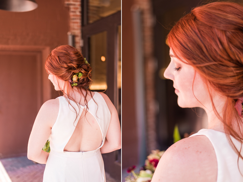 Wedding make up by Caitlyn Meyer at La Cuchara Baltimore styled shoot