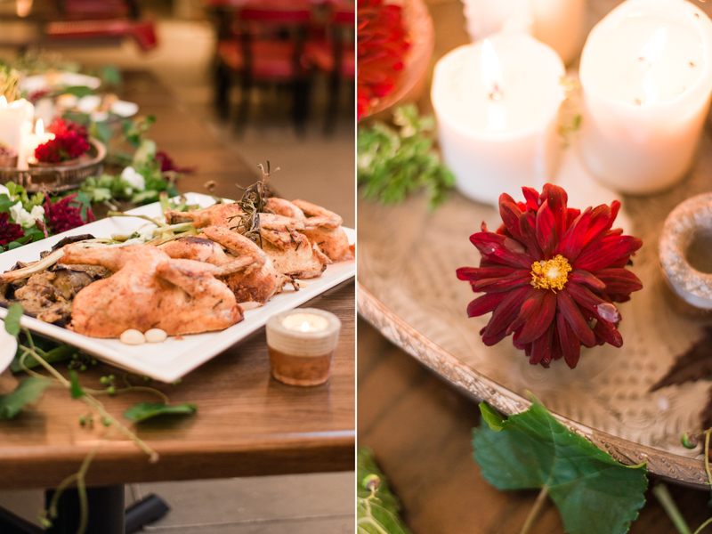 Wedding reception at La Cuchara Baltimore styled shoot