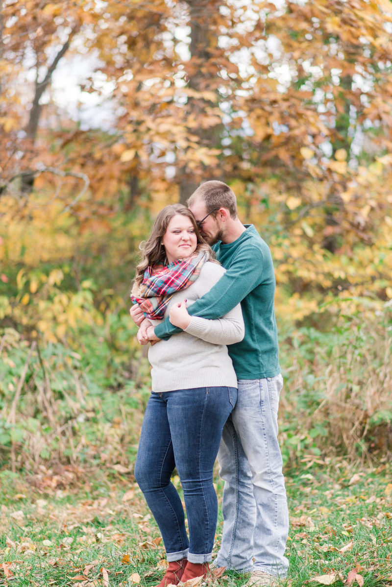 Fall engagement session in Gettysburg National Military Park 