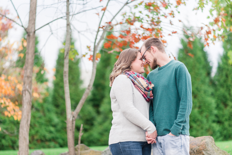 Fall engagement session in Gettysburg National Military Park 