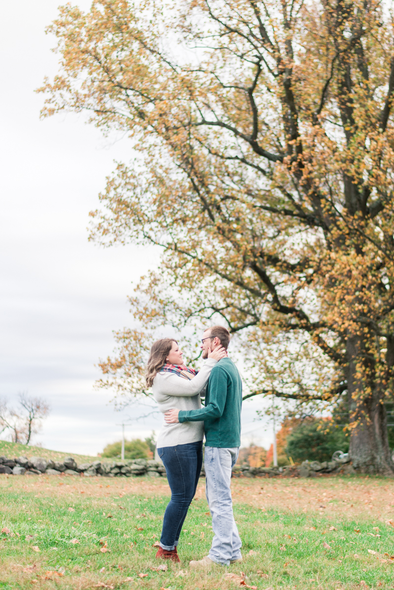 Fall engagement session in Gettysburg National Military Park 