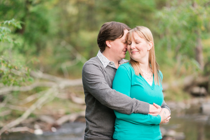 Jerusalem Mill river engagement session in maryland