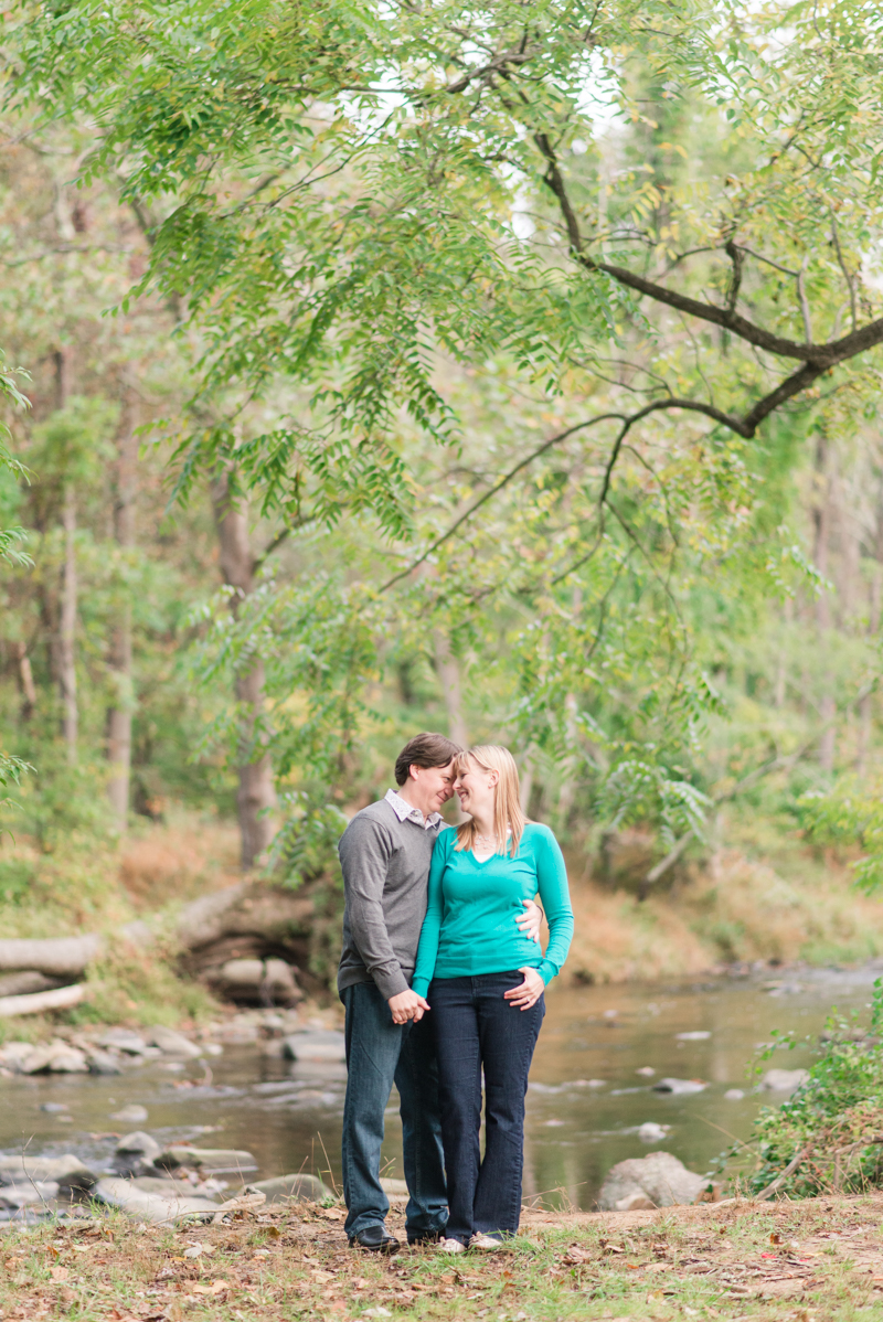 Jerusalem Mill river engagement session in maryland