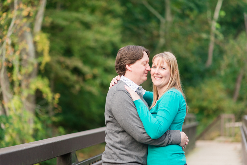 Jerusalem Mill bridge engagement session in maryland