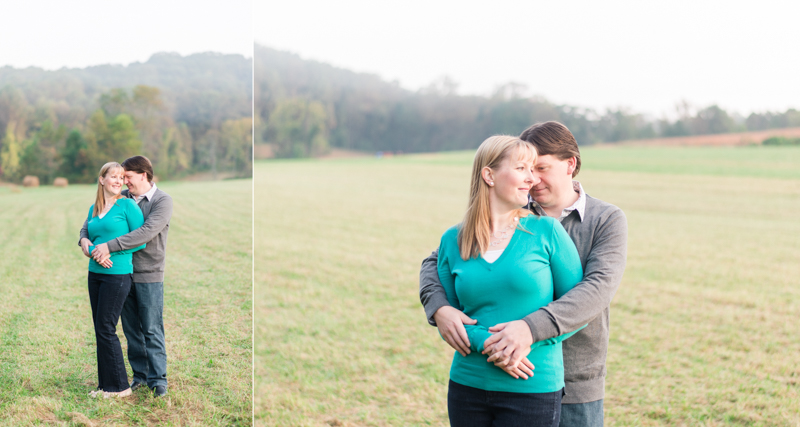 Jerusalem Mill field engagement session in maryland