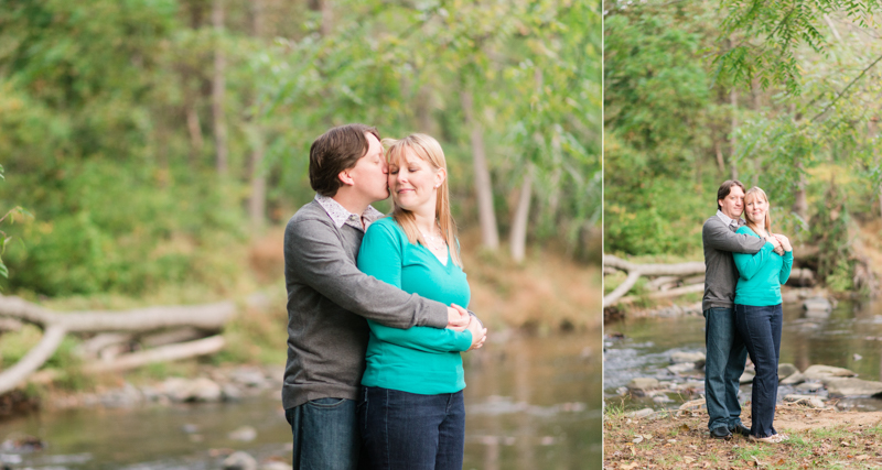 Jerusalem Mill river engagement session in maryland