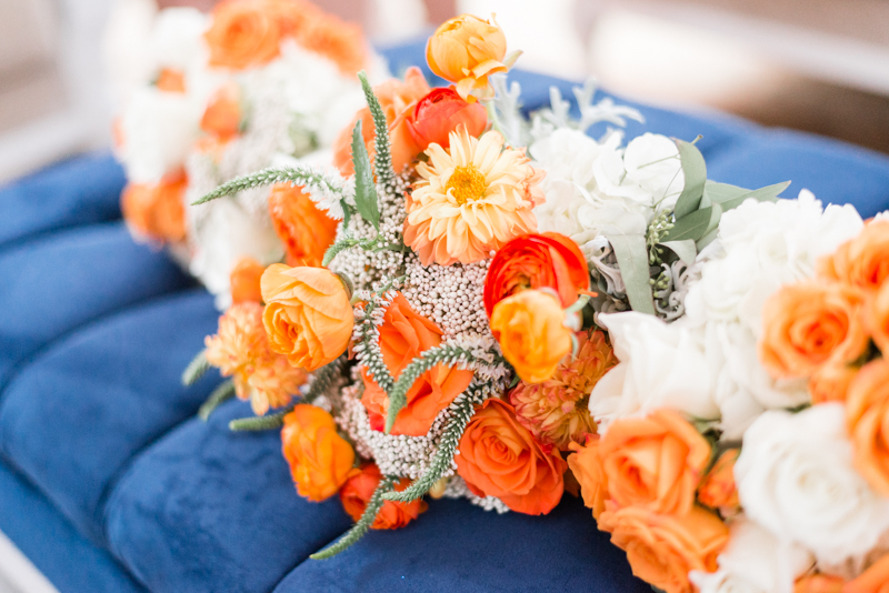 patapsco female institute ellicott city fall wedding bouquet