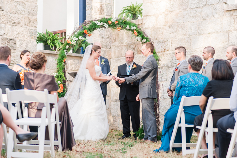 patapsco female institute ellicott city fall wedding 