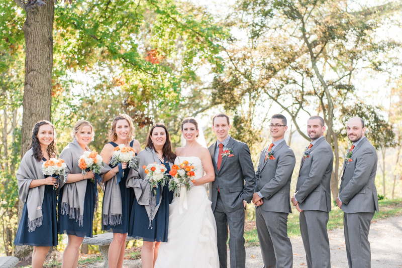 patapsco female institute ellicott city fall wedding 