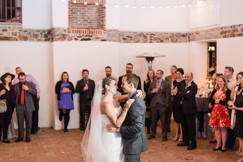 patapsco female institute ellicott city fall wedding 