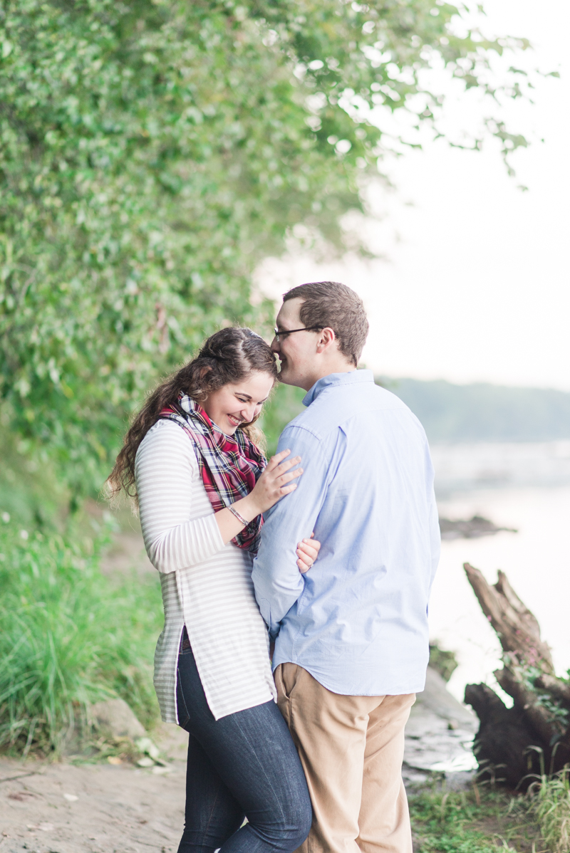 Susquehanna State Park engagement session in Havre De Grace, Maryland by Britney Clause Photography