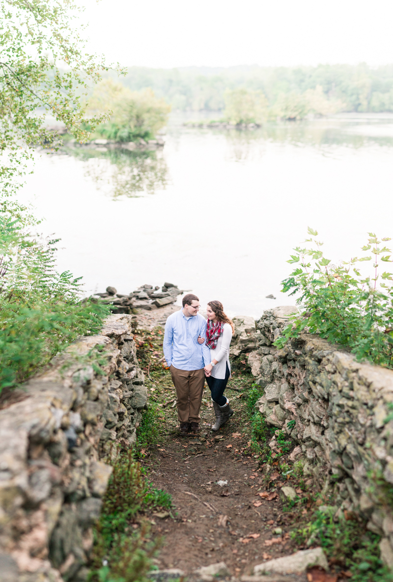 Susquehanna State Park engagement session in Havre De Grace, Maryland by Britney Clause Photography