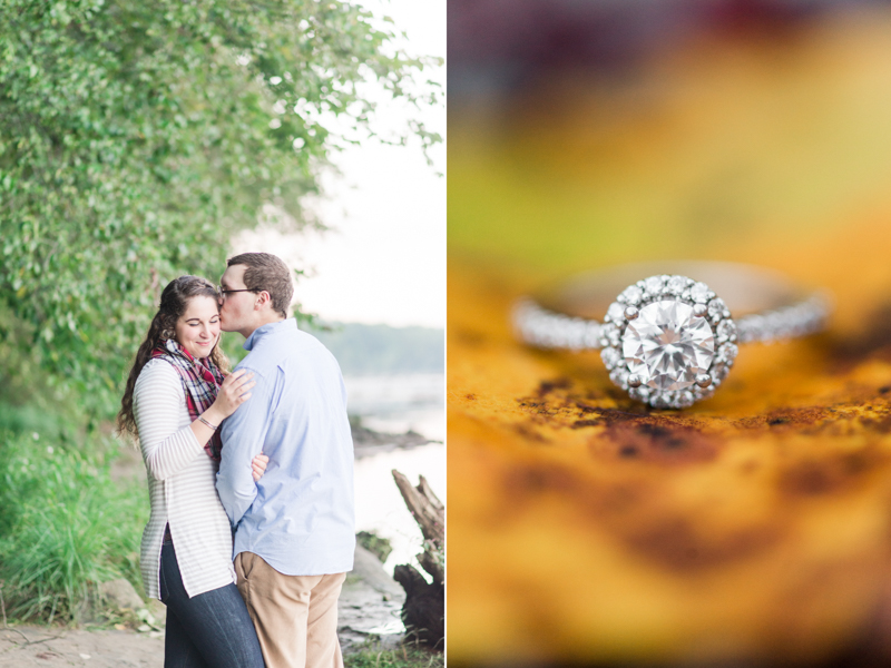 Susquehanna State Park engagement session in Havre De Grace, Maryland by Britney Clause Photography