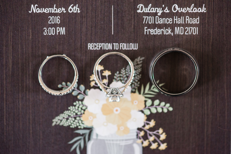 dulany's overlook wedding frederick maryland