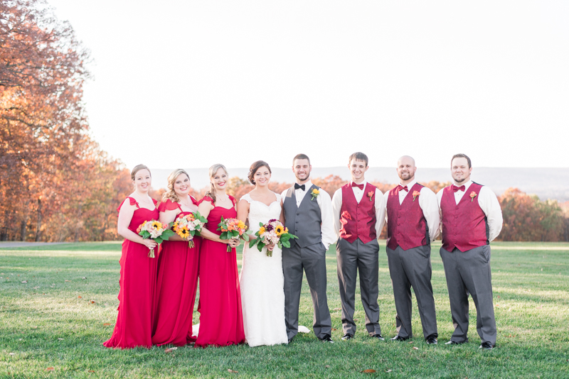 dulany's overlook wedding frederick maryland