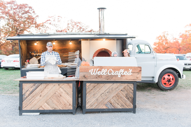 dulany's overlook wedding frederick maryland well crafted pizza