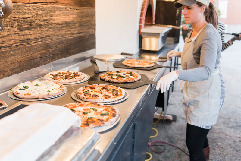 dulany's overlook wedding frederick maryland well crafted pizza