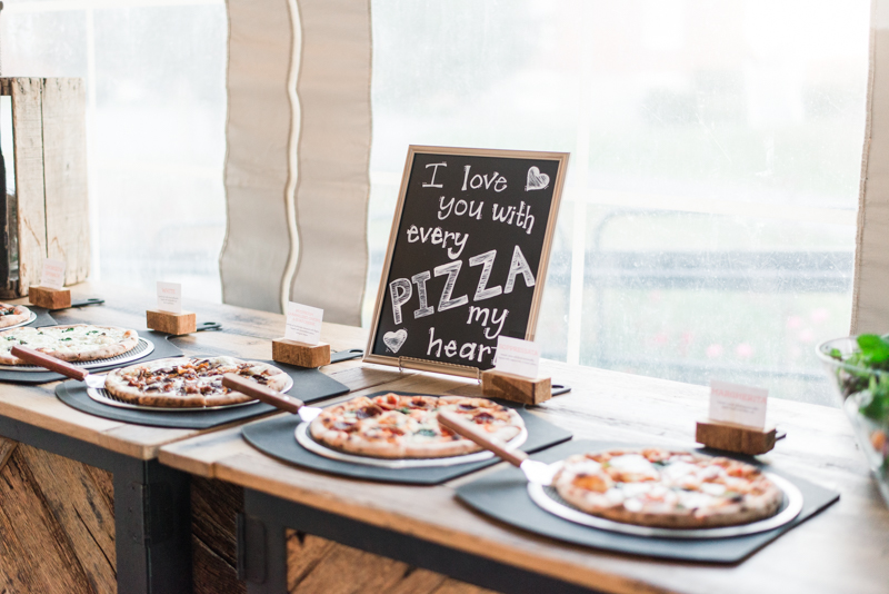 dulany's overlook wedding frederick maryland well crafted pizza