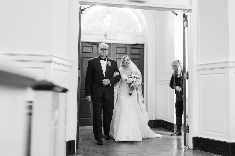 wedding photographer maryland virginia fort myer old post chapel officer club