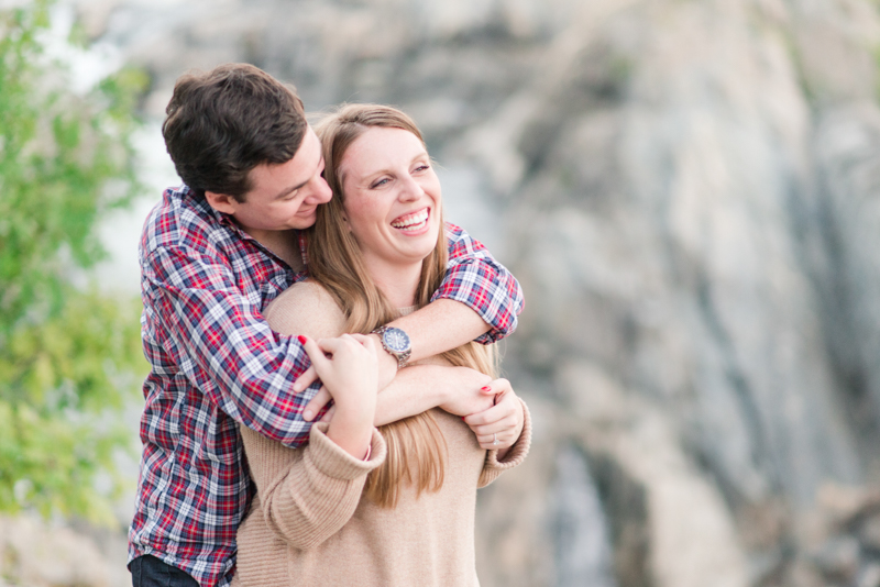 Engagement session timing virginia great falls park